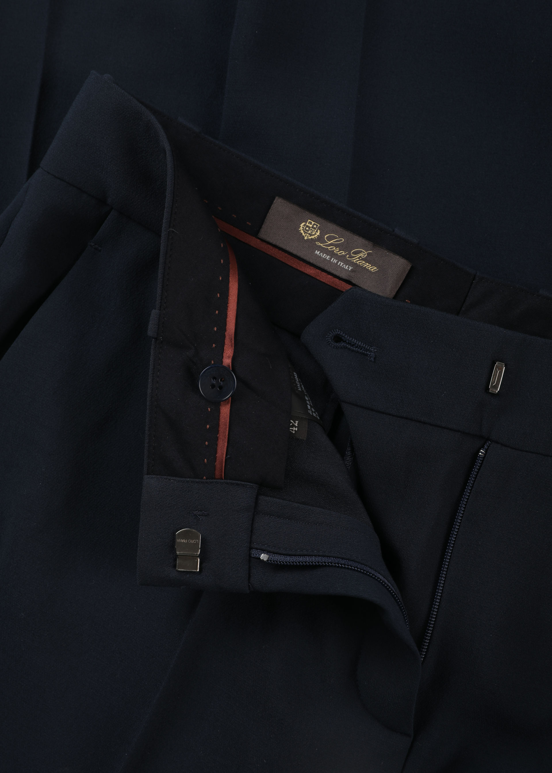 Loro Piana Slim Trousers In Black