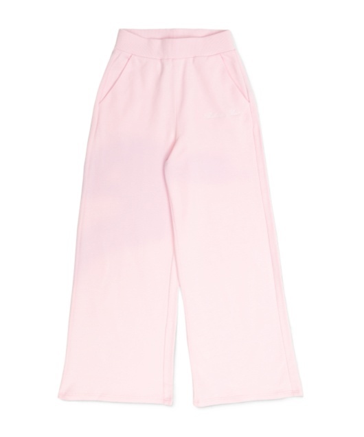 Shop Balmain Wide-leg Cotton Trousers In Pink