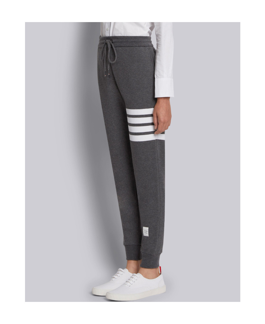 Thom Browne 4-bar Stripe Track Pants In Black