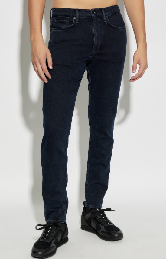 Rag & Bone Fit 2 Straight-leg Jeans In Black