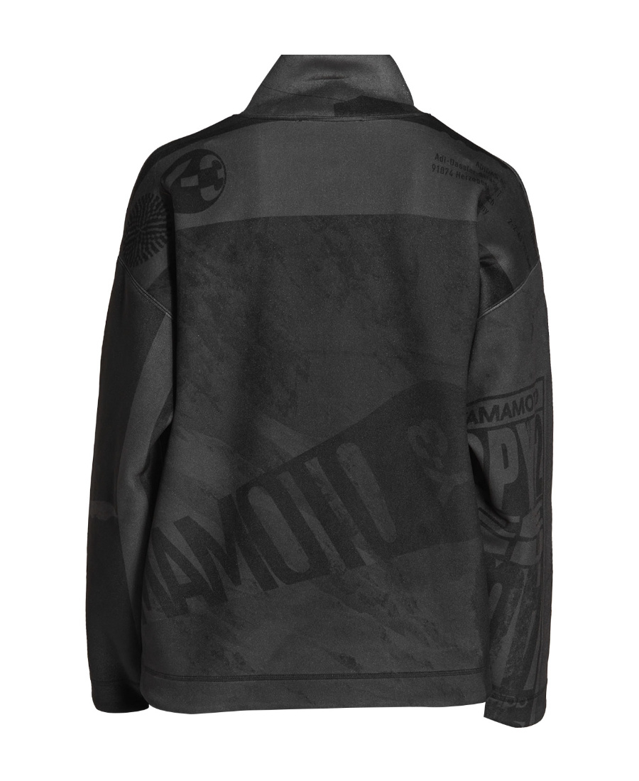 Y-3 Logo-print Brushed Jumper In Black