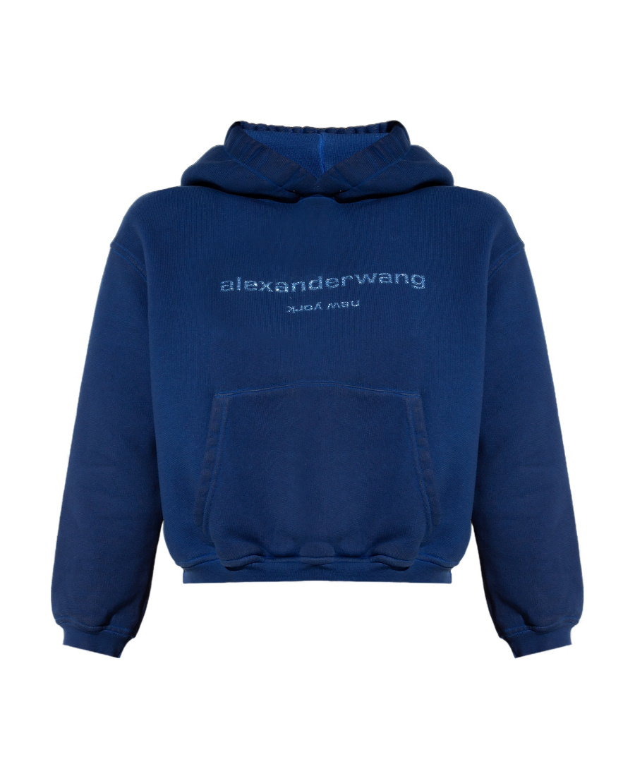 Alexander Wang Cotton Hoodie In Multicolor