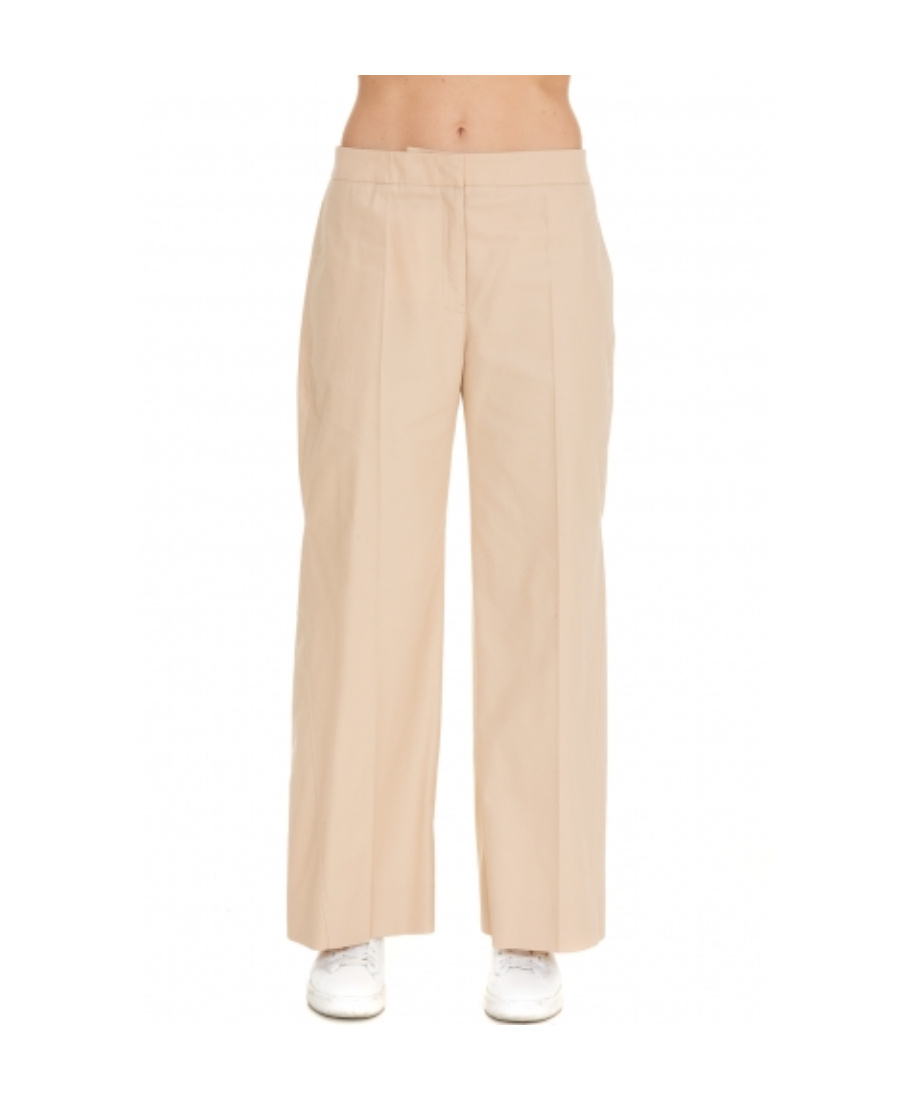 JIL SANDER STRAIGHT-LEG COTTON TROUSERS