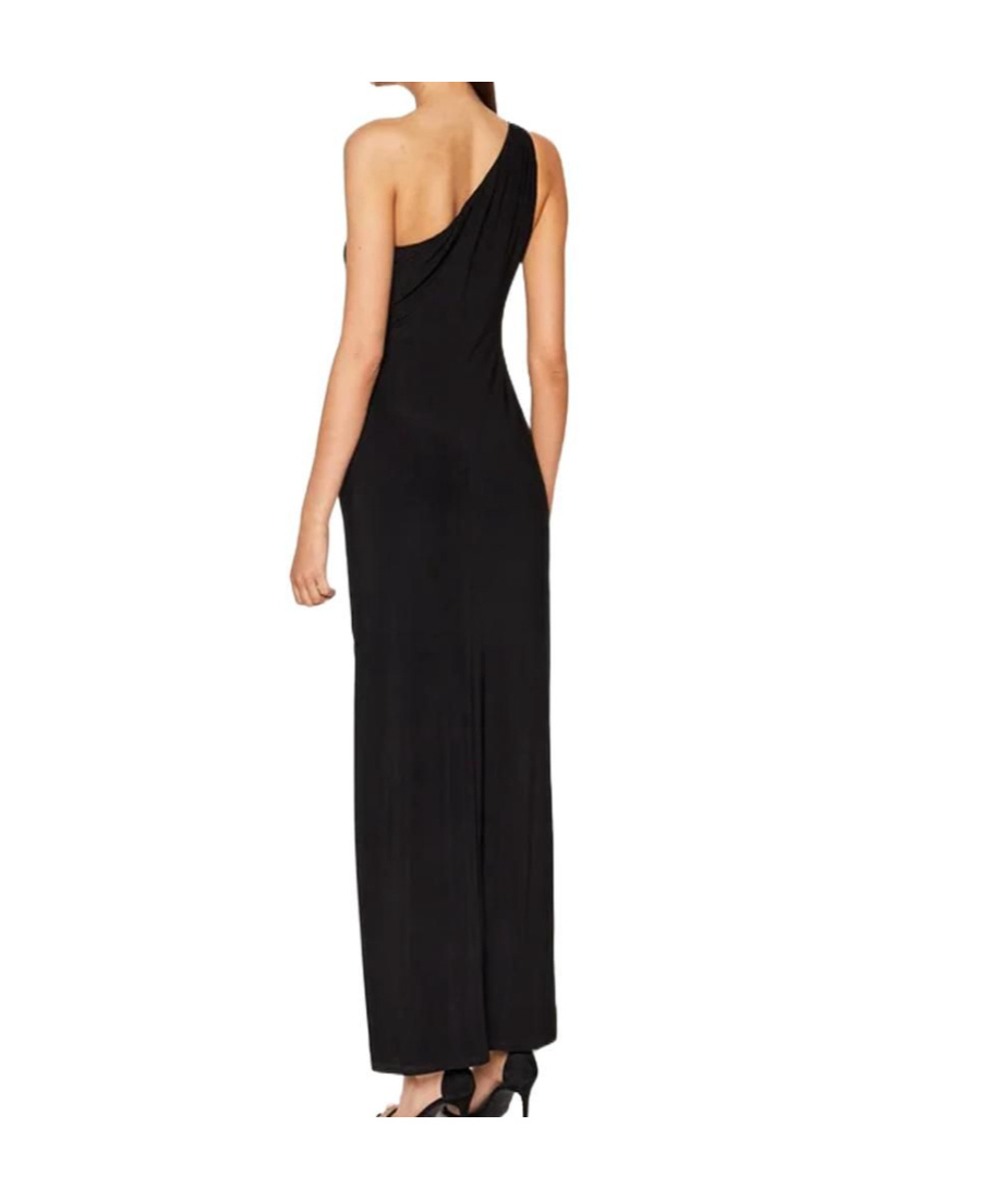POLO RALPH LAUREN LAUREN RALPH LAUREN ONE-SHOULDER EMBELLISHED MAXI DRESS