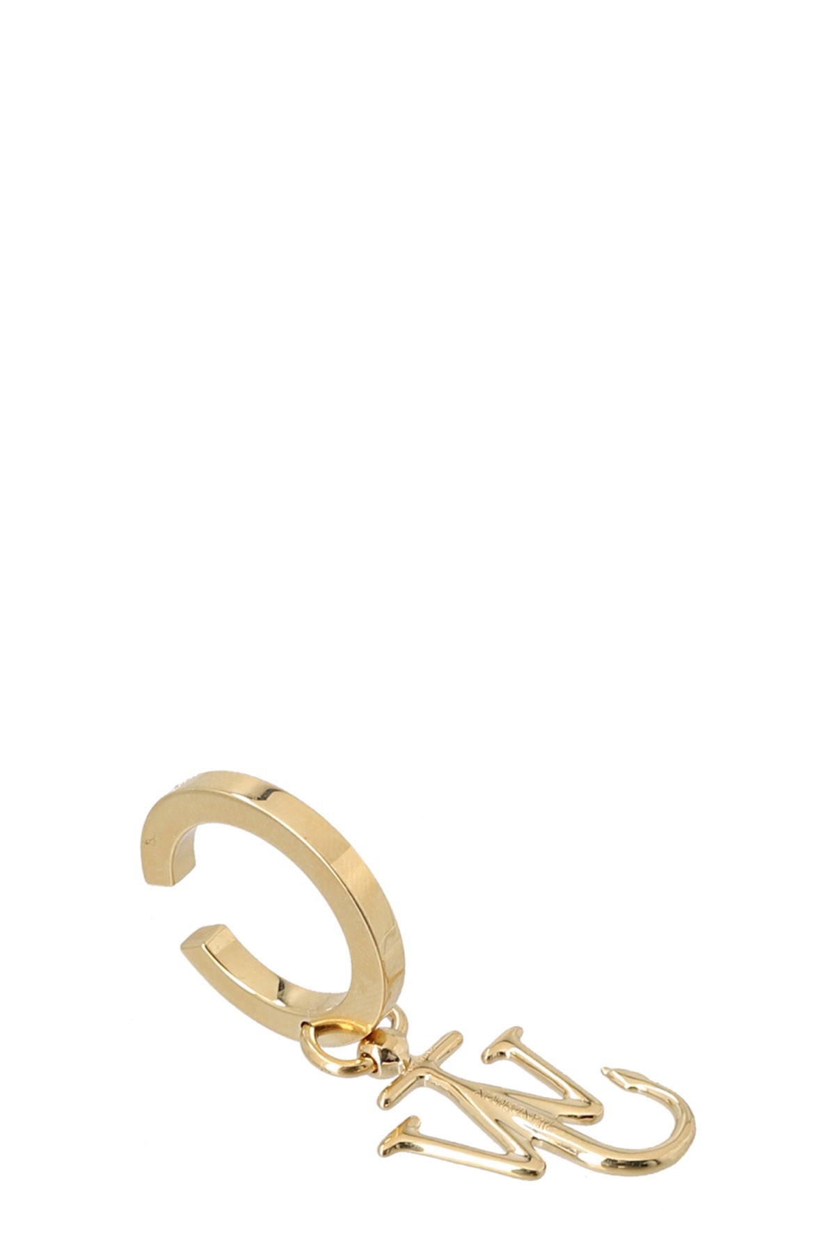 Jw Anderson Jw-initials Anchor Logo Ear Cuff In Yellow