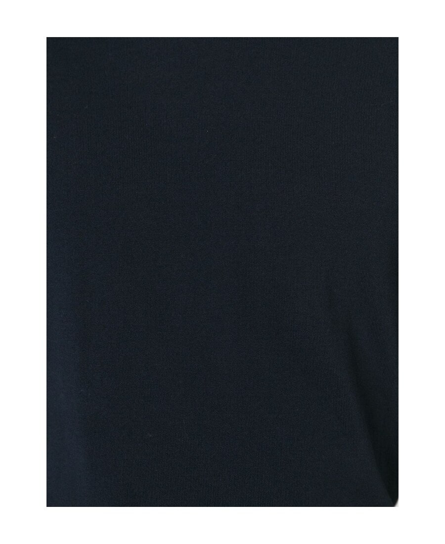 Drumohr Turtleneck Merino Wool Sweater With Ribbed Edge In Black