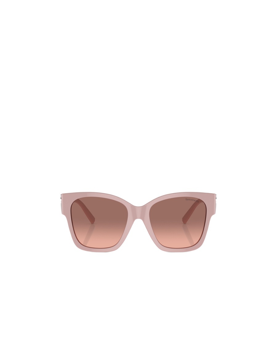 Tiffany & Co Tiffany Pink Gradient Dark Brown Square Ladies Sunglasses Tf4216 839313 54 In Brown