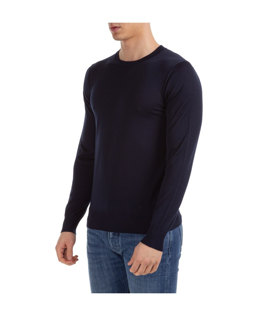 EMPORIO ARMANI EMPORIO ARMANI CREWNECK KNITTED JUMPER