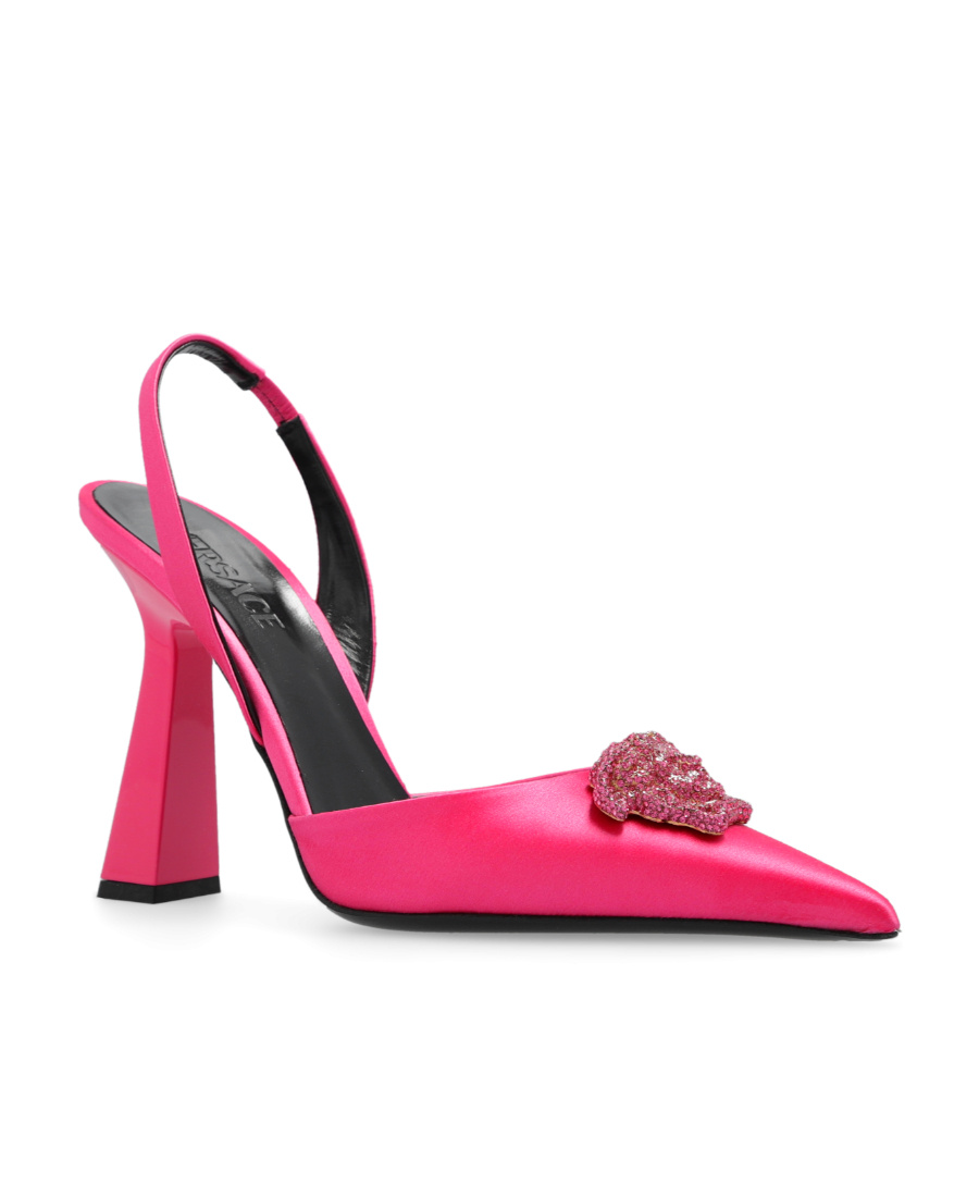 Versace Mini Jellyfish Sandal In Pink