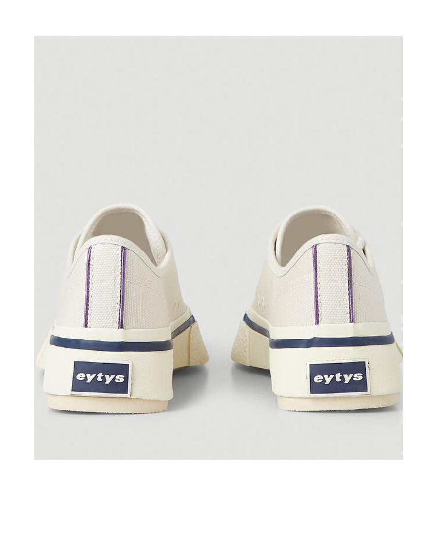 Eytys Low-top Lace-up Sneakers In White
