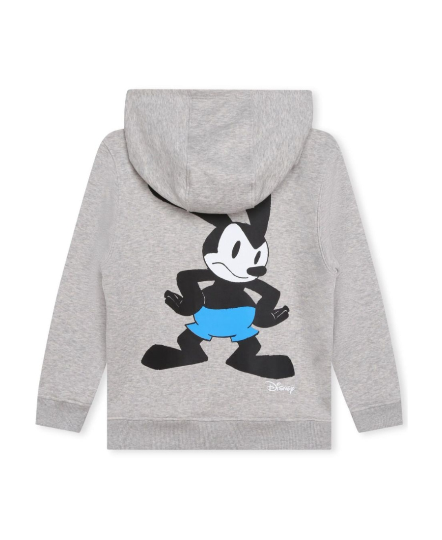 Givenchy X Disney Oswald-print Hoodie In Gray