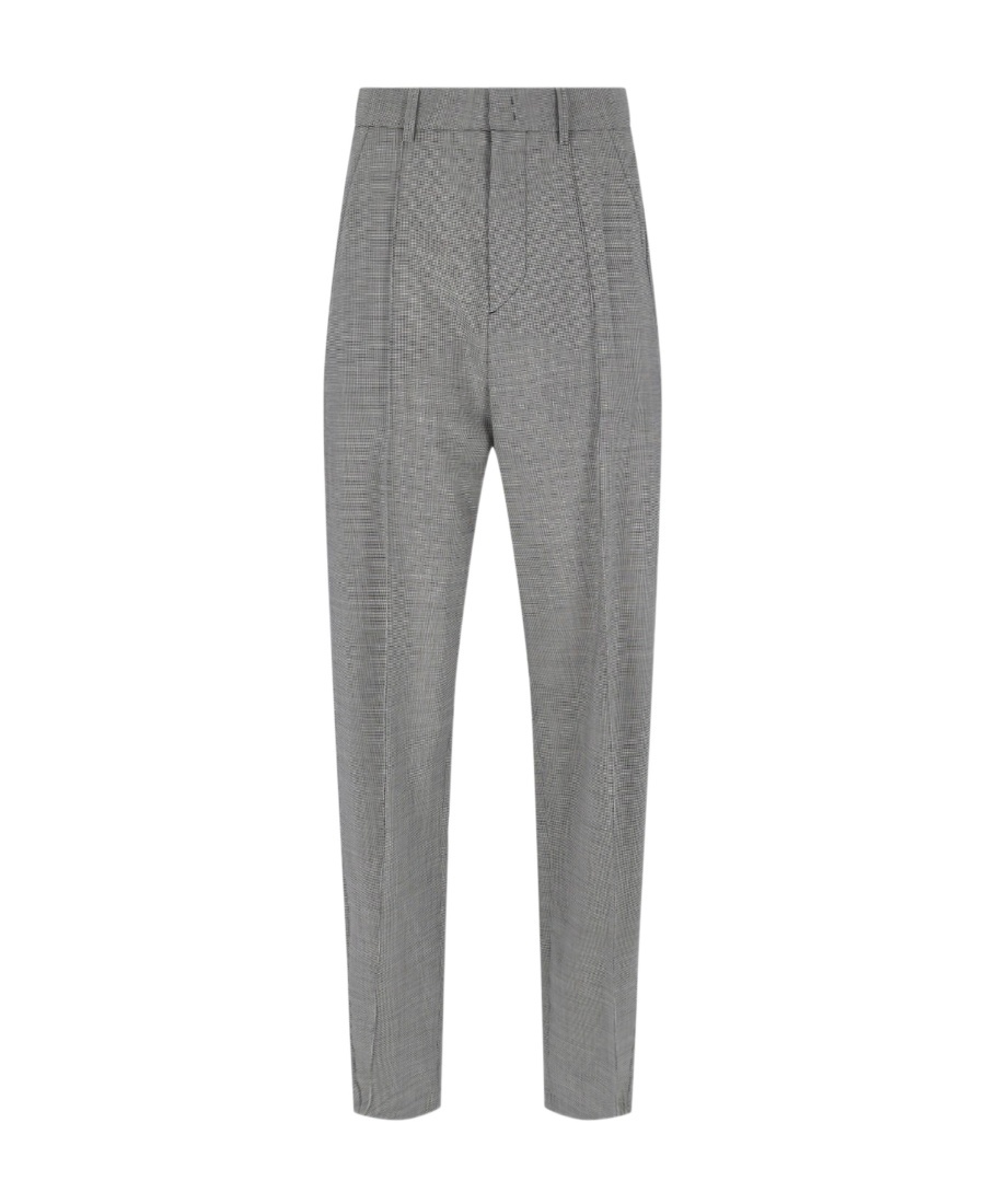 Isabel Marant Pleated Tailored Trousers In Gray