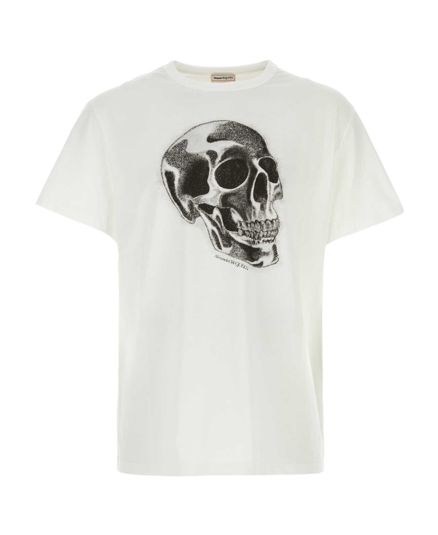Alexander Mcqueen Graphic-printed Crewneck T-shirt In White