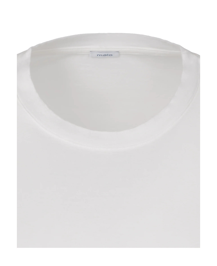 Malo Short-sleeve Crew Neck T-shirt In White