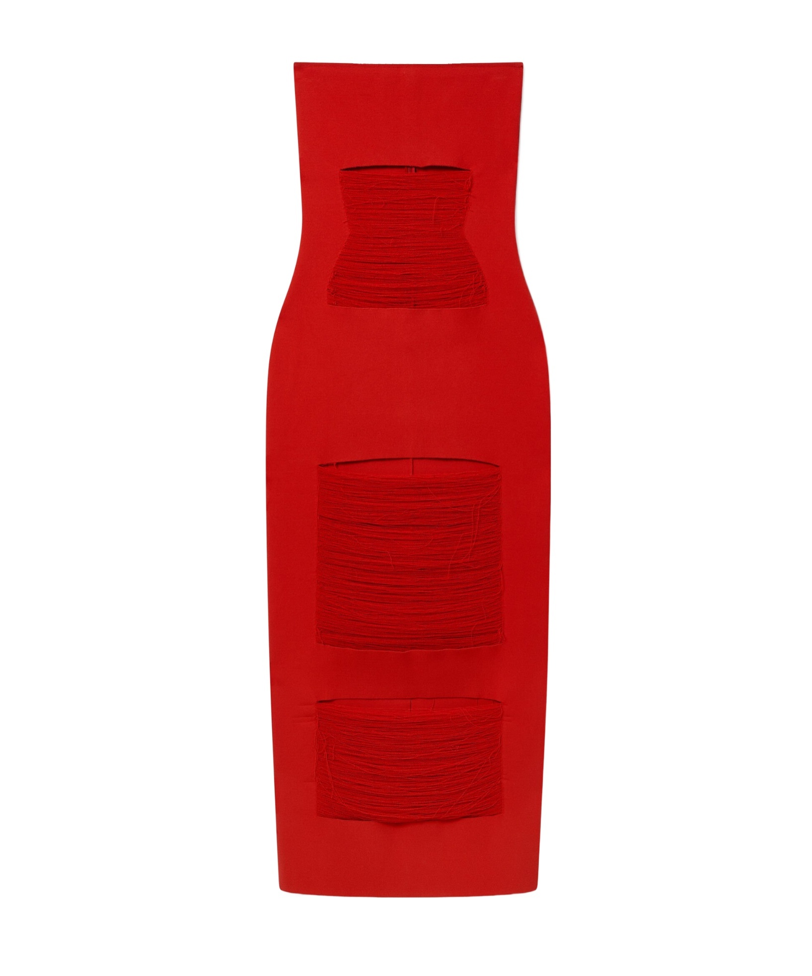 Stella Mccartney Off-shoulder Dress In Red