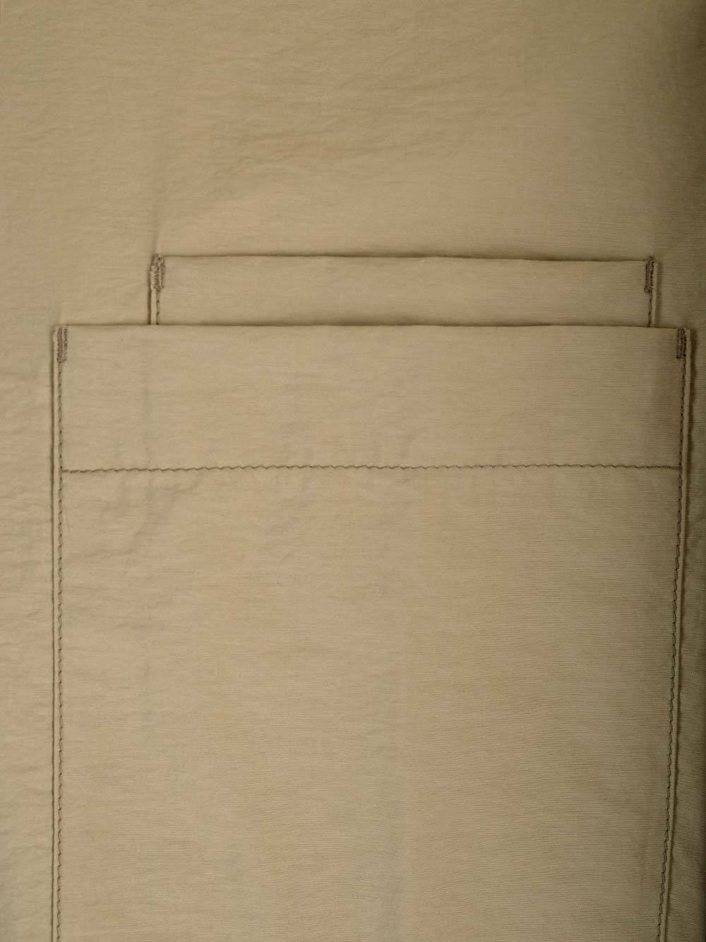 Lemaire Voile Shortsleeved Shirt In Nude