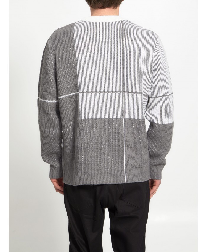 A-cold-wall* Round Neck Long-sleeved Sweater In Gray