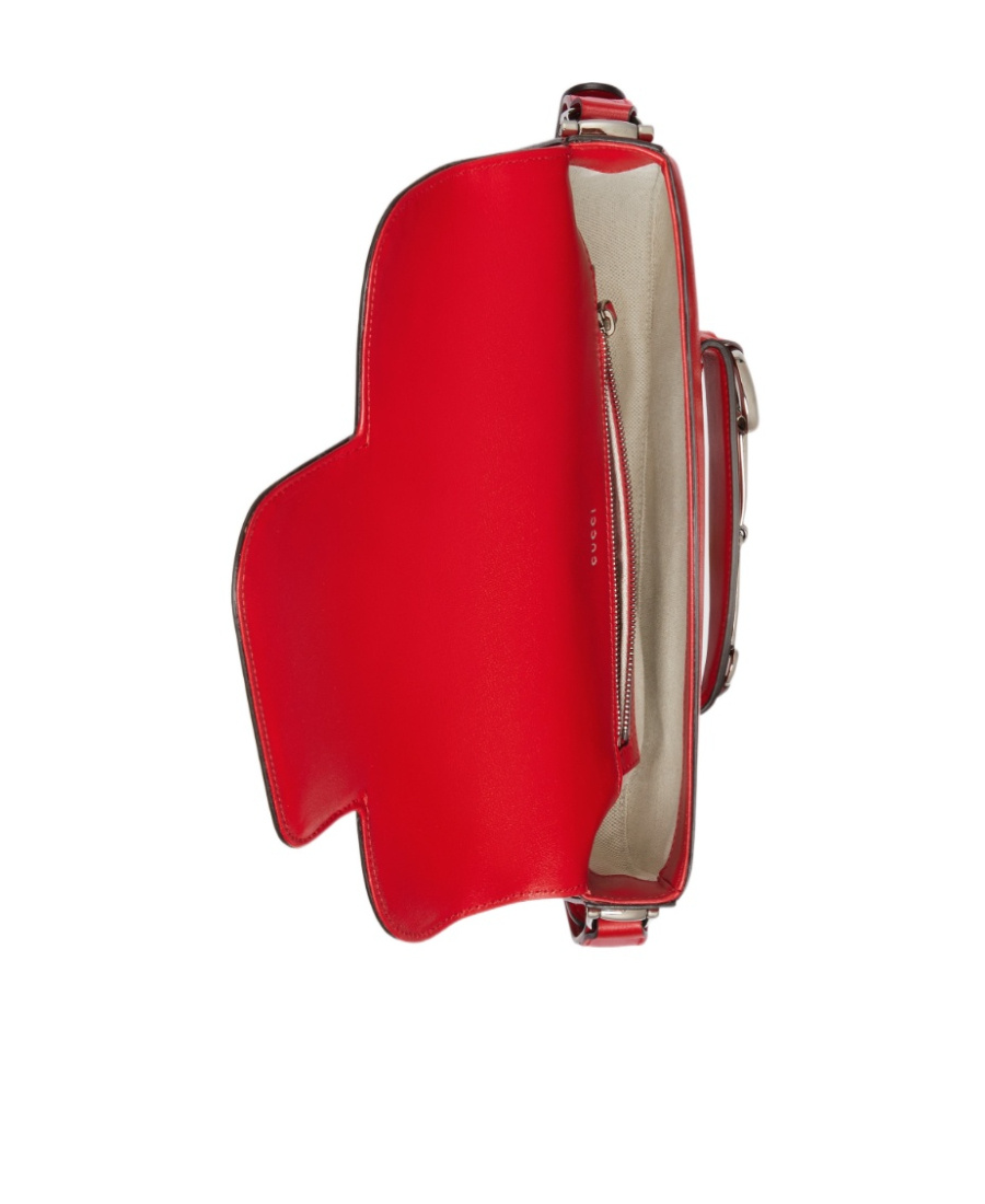 Gucci Small Horsebit 1955 Shoulder Bag In Red