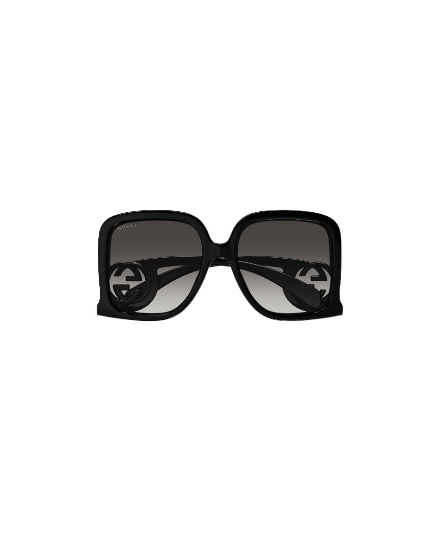 Gucci Chaise-lounge Oversized Sunglasses In Black