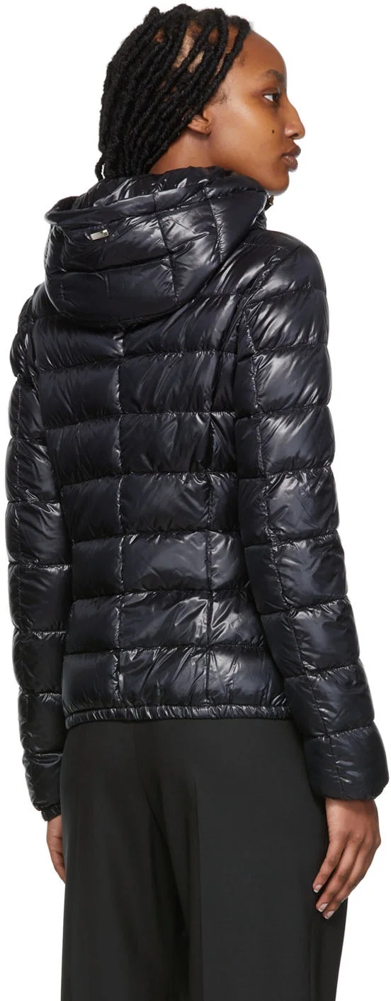 Herno Iconico Giada Ultralight Removable Hooded Jacket In Black