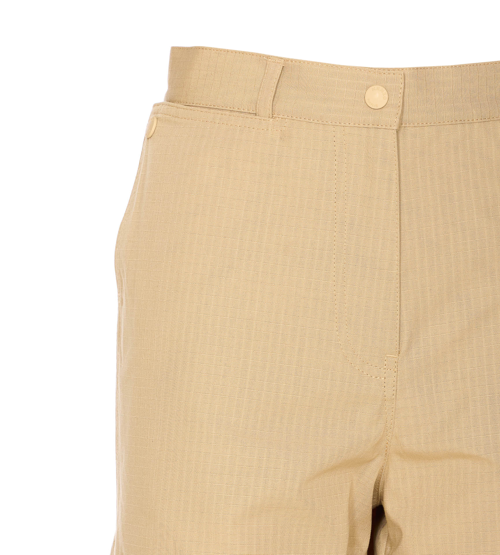 Kenzo Hight Waist Wide-leg Trousers In Nude