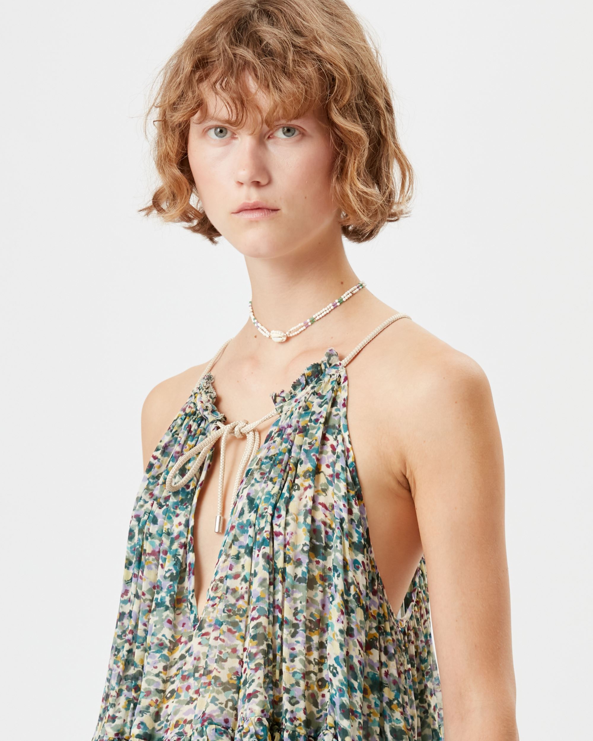 Isabel Marant Étoile Printed Sling In Gray