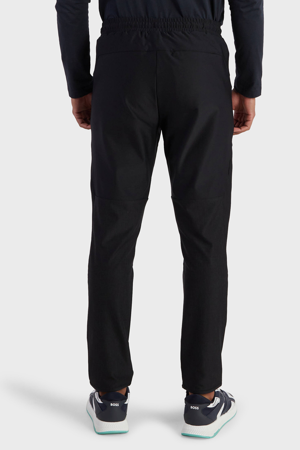 Hugo Boss Hicon Active Logo-detail Track Pants In Black