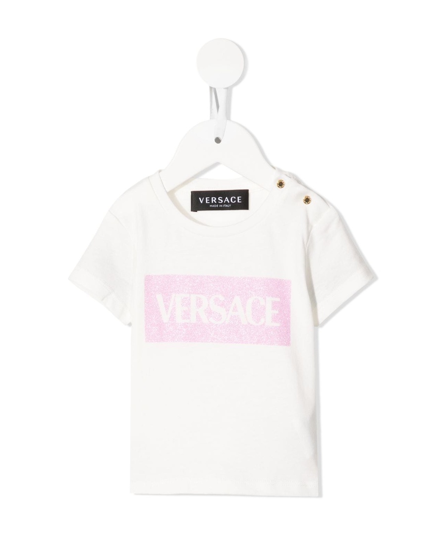 Versace Logo-print T-shirt In White