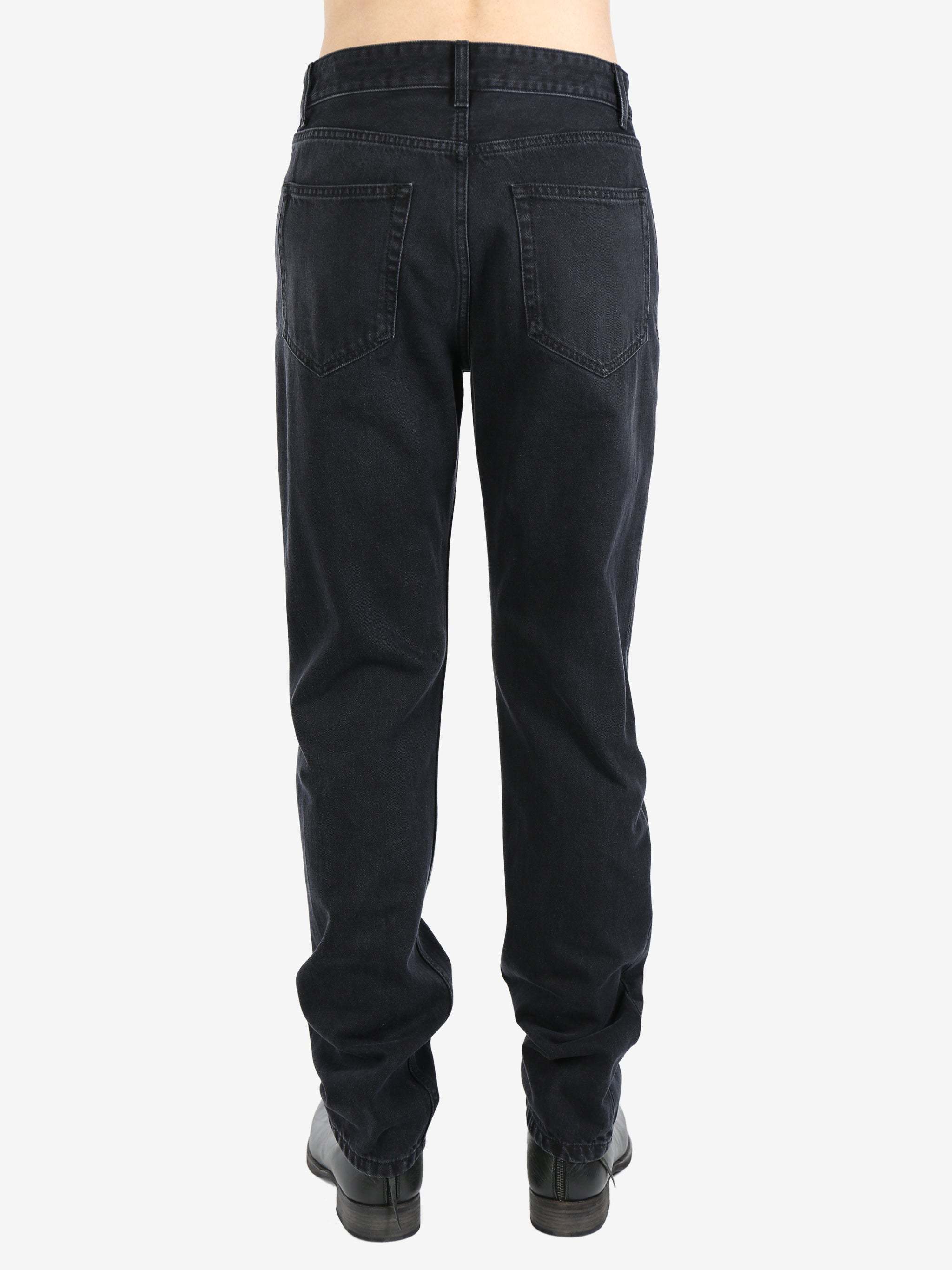 The Row Carlisle Slim-fit Jeans In Black