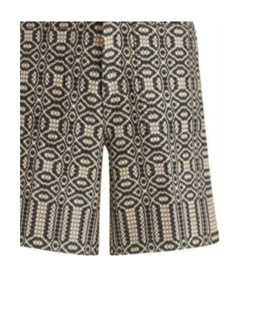 Dior Printed Casual Shorts In Black