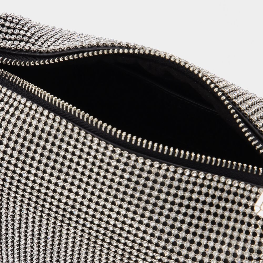 Era Zippered Handbag In Gray