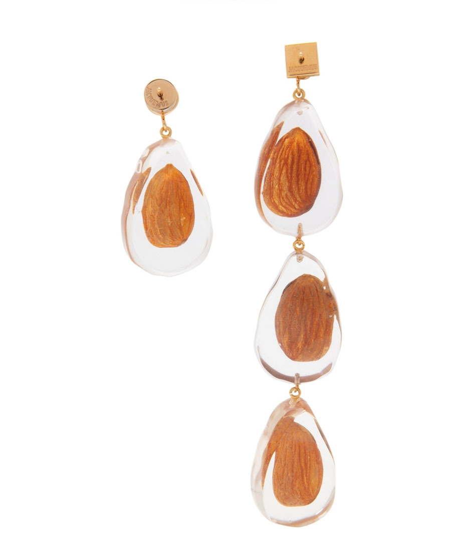 JACQUEMUS NUT DROP EARRINGS 