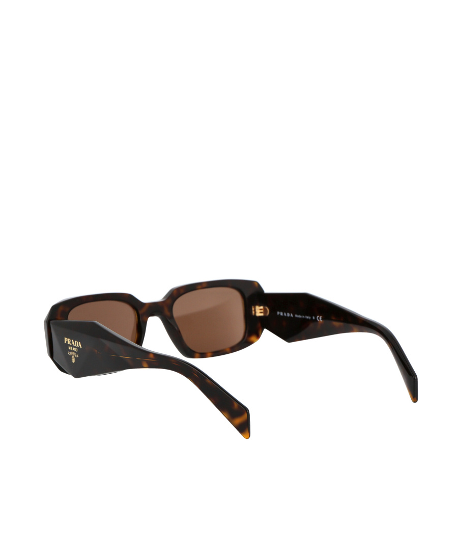 Shop Prada Tortoiseshell Pattern Frame Sunglasses In Brown