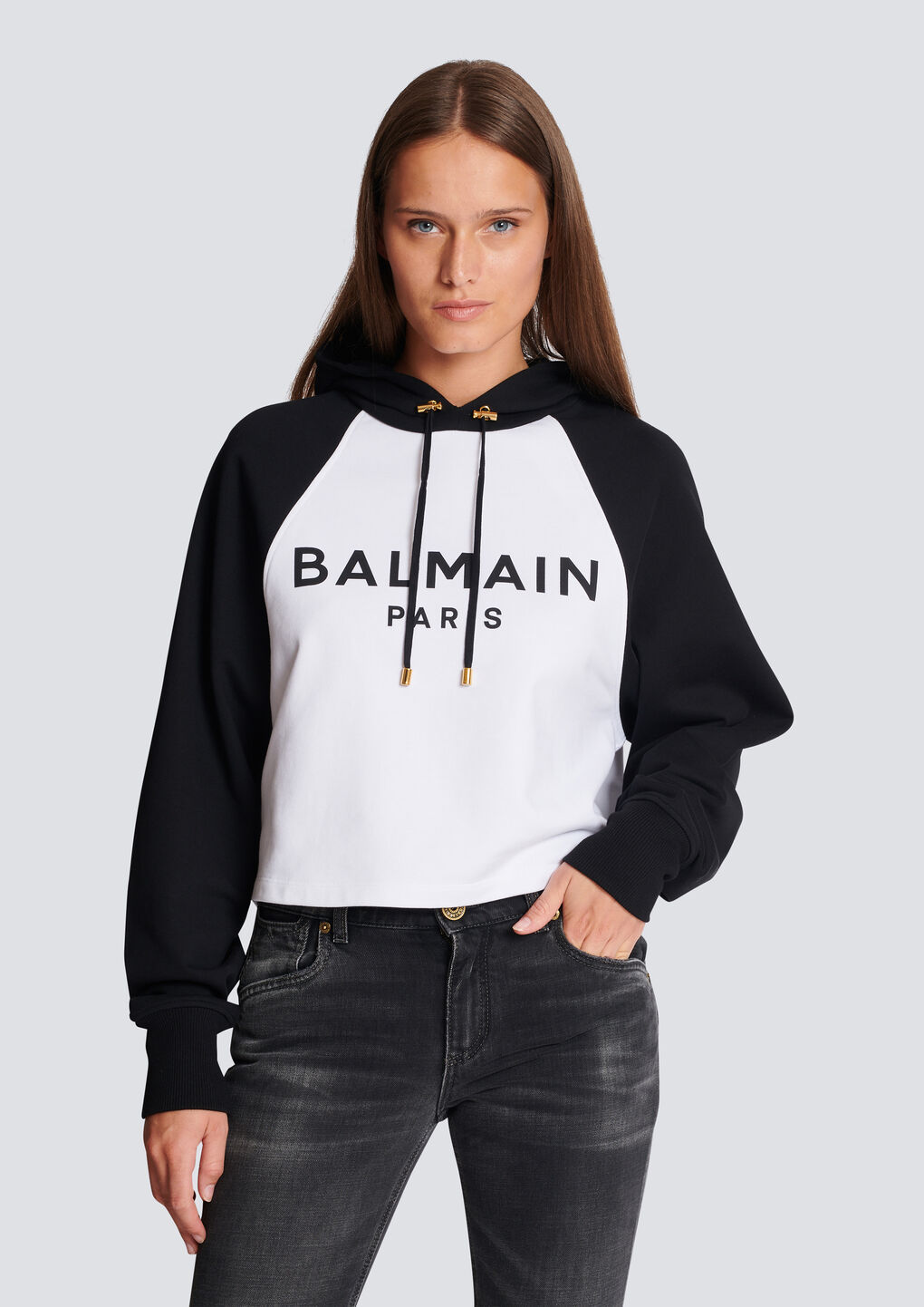 Balmain Sweatshirt Damen Farbe Weiss In White