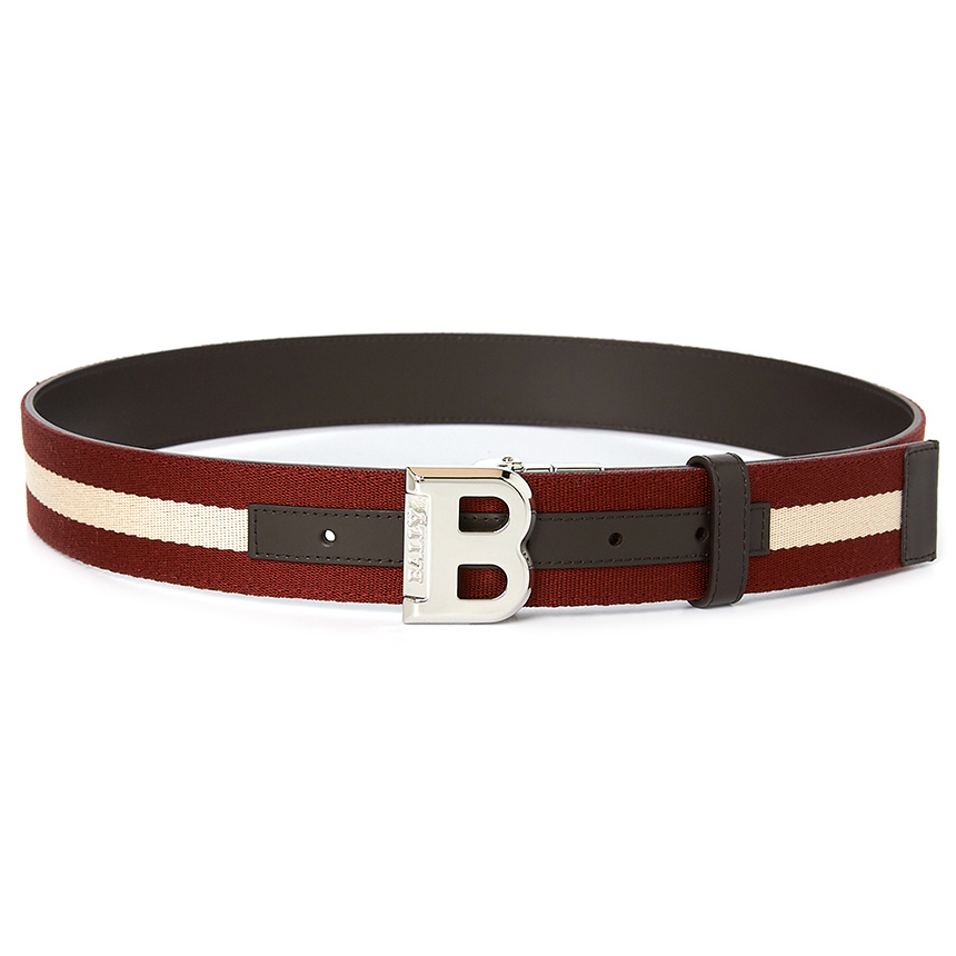 Bally Double-sided Belt In Gold