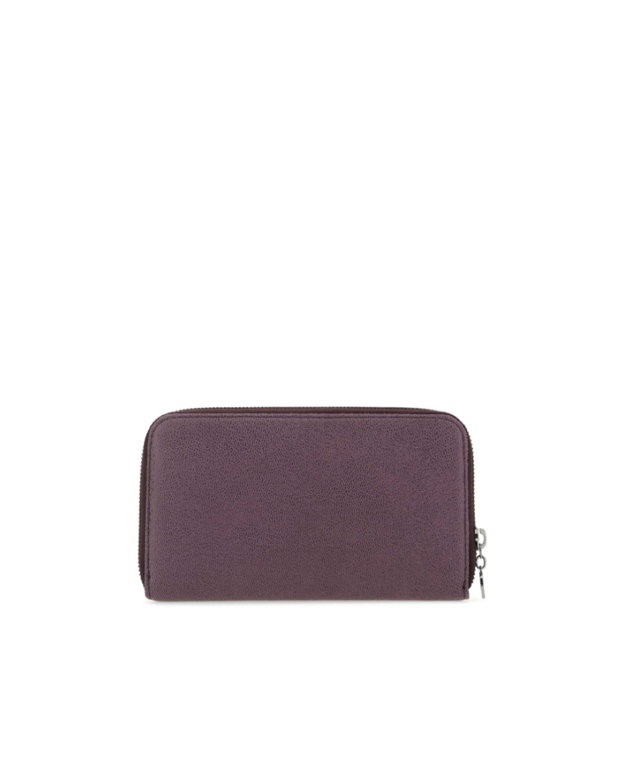 Stella Mccartney Falabella Continental Wallet In Black
