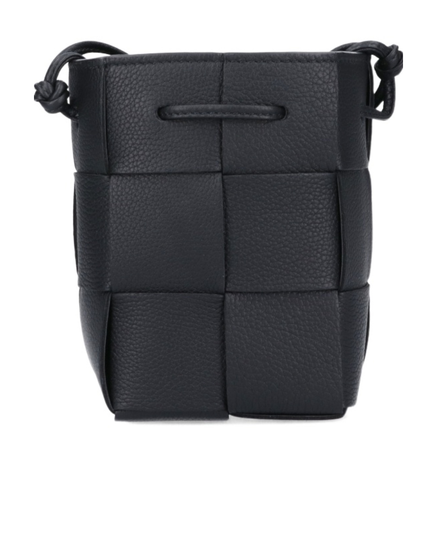 Bottega Veneta Cassette Mini Bucket Shoulder Bag In Black