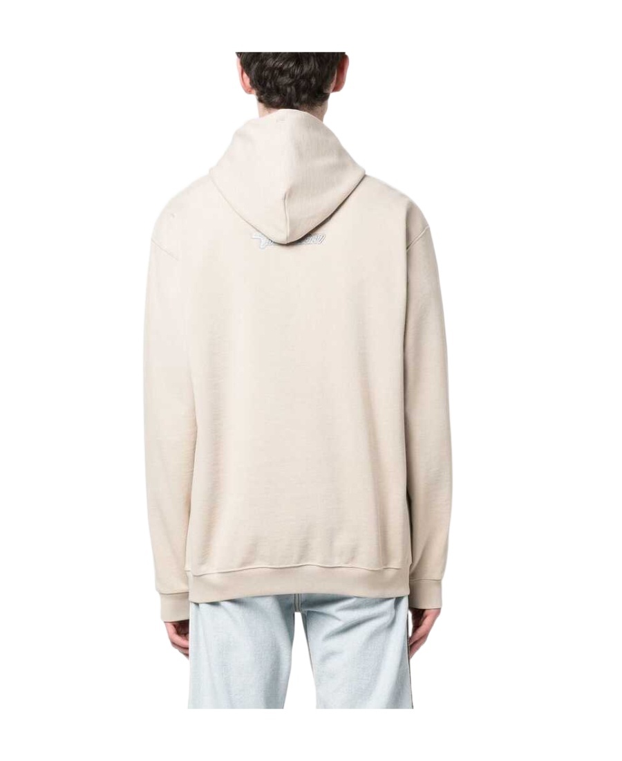 VTMNTS LOGO-EMBROIDERED HOODIE