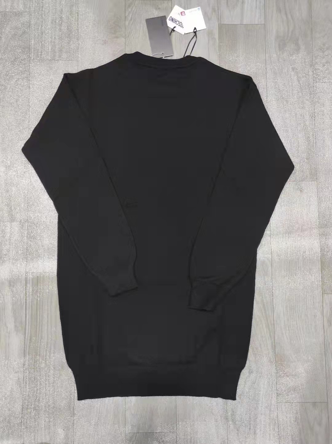 Moschino Pattern Printed Sweater In Black