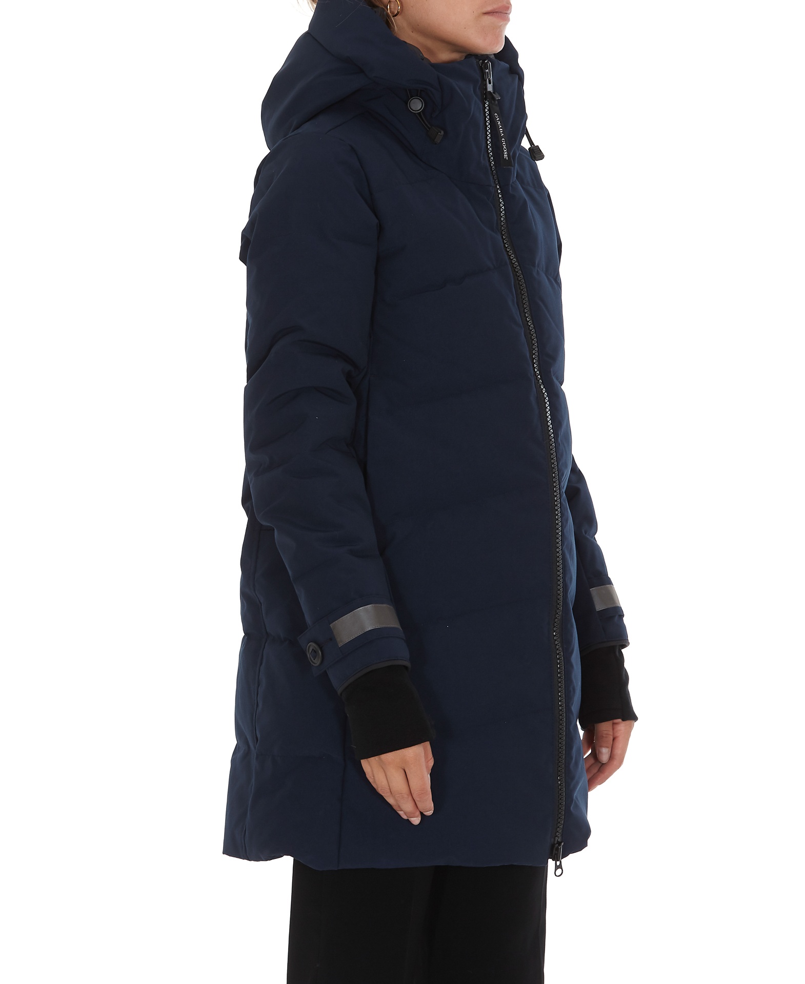 Canada Goose Merritt Padded Parka Coat In Black