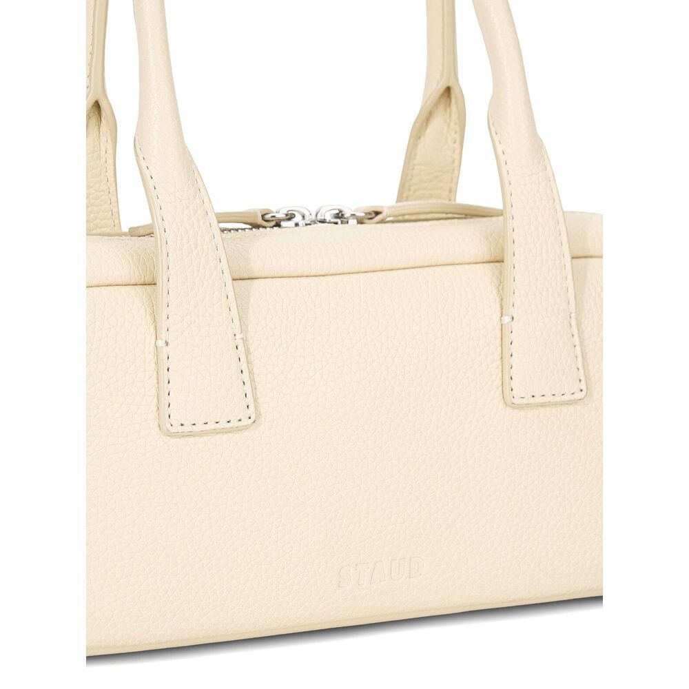Staud Double Handle Shoulder Bag In Nude