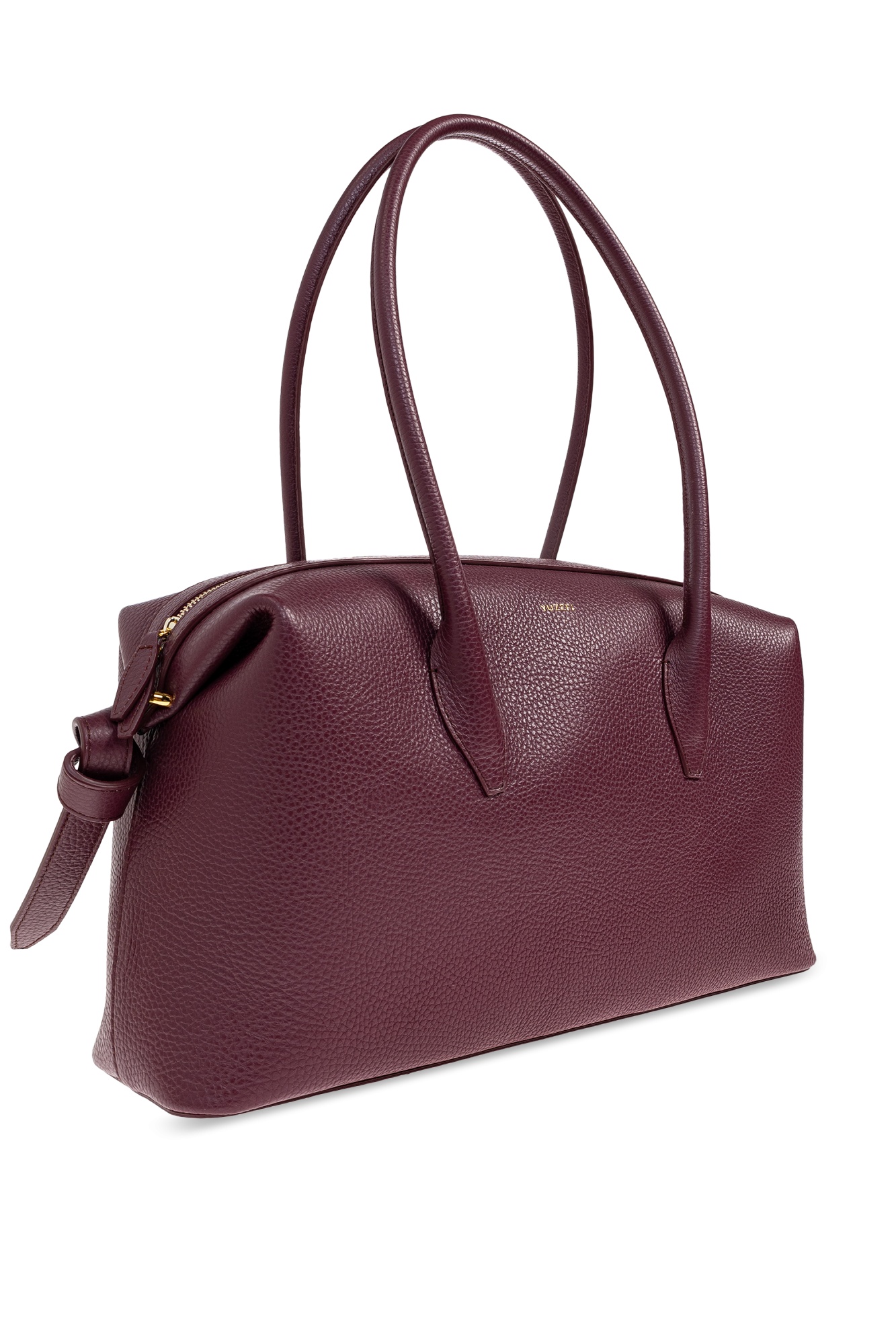 Yuzefi Zipper Shoulder Bag In Red
