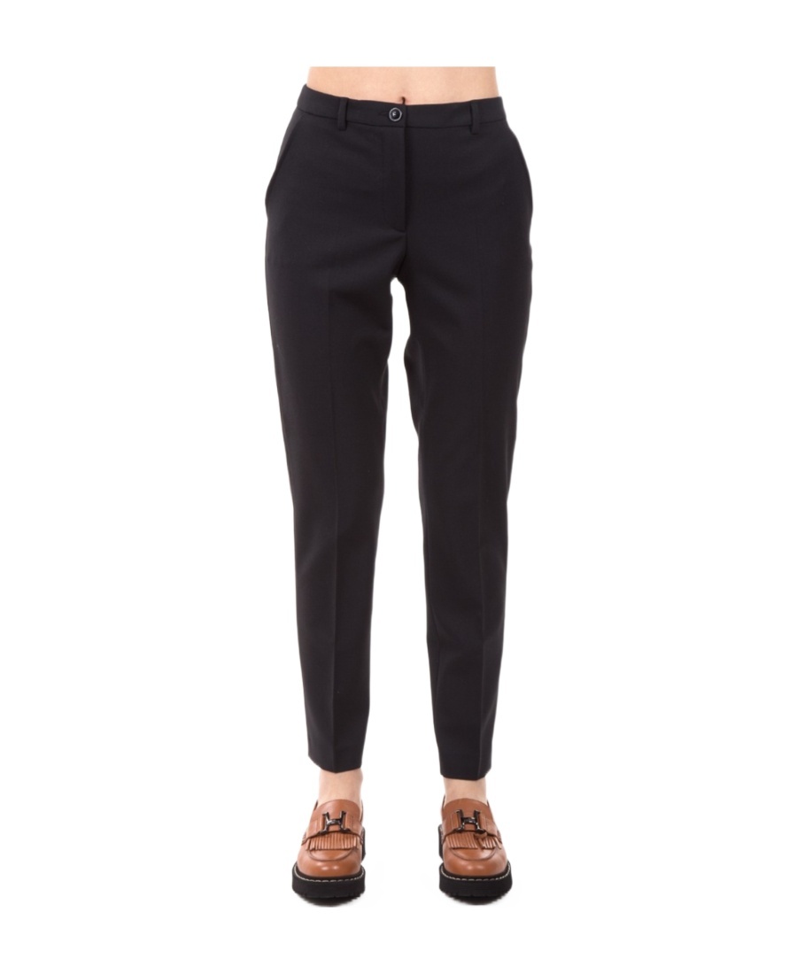 Seventy Slim-cut Trousers In Black
