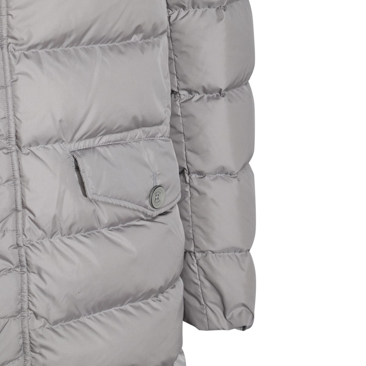 Herno Grey Down Jacket In Gray
