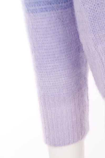 Isabel Marant Striped Knitted Jumper In Blue
