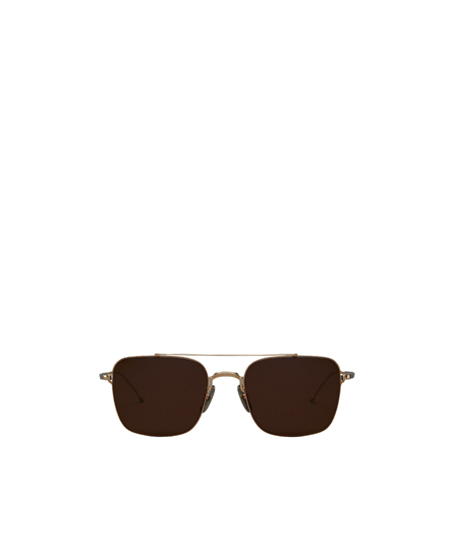 Thom Browne Ivatoa Sunglasses With Square Frames In Brown
