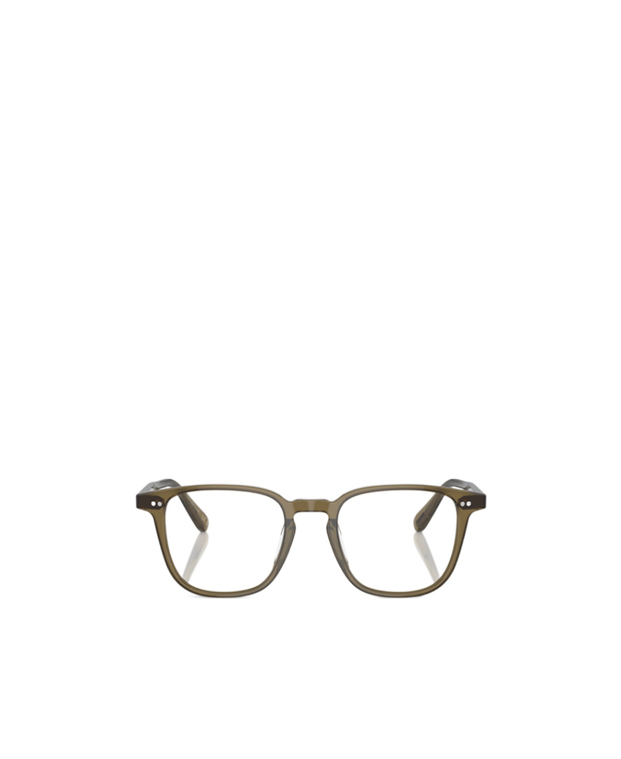 Oliver Peoples Nev Square-frame Glasses In Brown