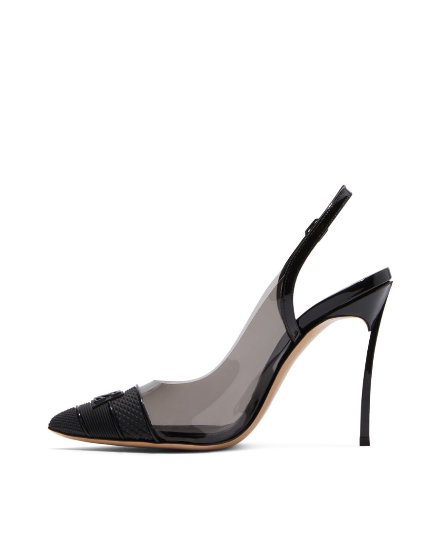 Casadei Blade Fluo Pvc Leather Pumps