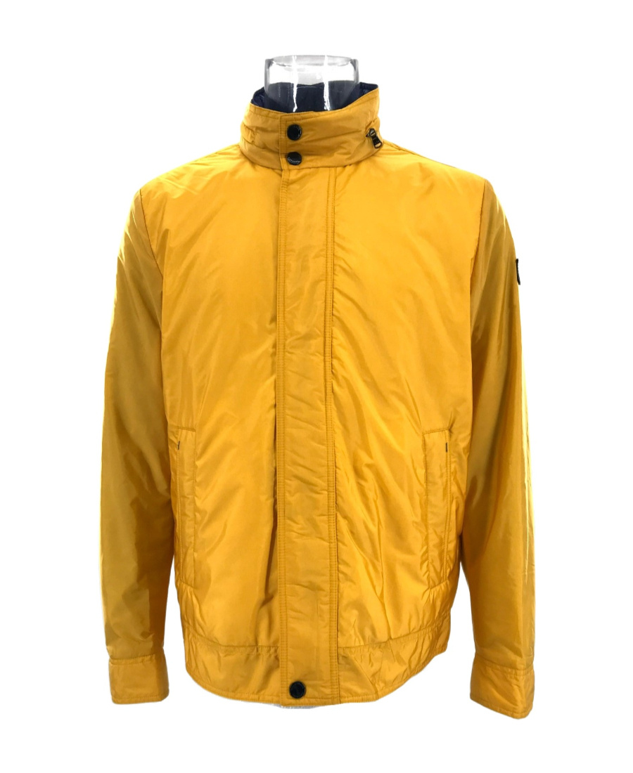 Paul & Shark Zipper Cotton Suit In Yellow