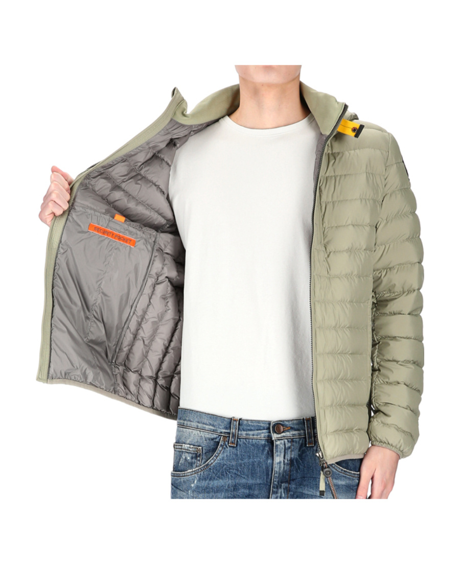 Parajumpers Long-sleeved Hooded Down Jacket In Nude